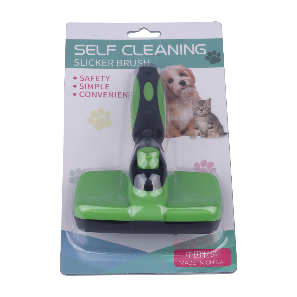 🐾 Self-Cleaning Pet Brush – Gentle, Easy Grooming for Happy Pets