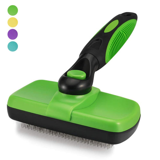 🐾 Self-Cleaning Pet Brush – Gentle, Easy Grooming for Happy Pets
